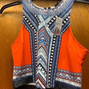 BRAND NEW TRIBAL CROP TOP FOREVER 21 SIZE L